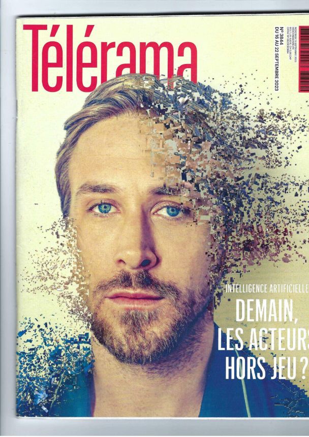 RADIO CINEMA TELEVISION/TELERAMA magazine side cover Issue 3844 16 September 2023