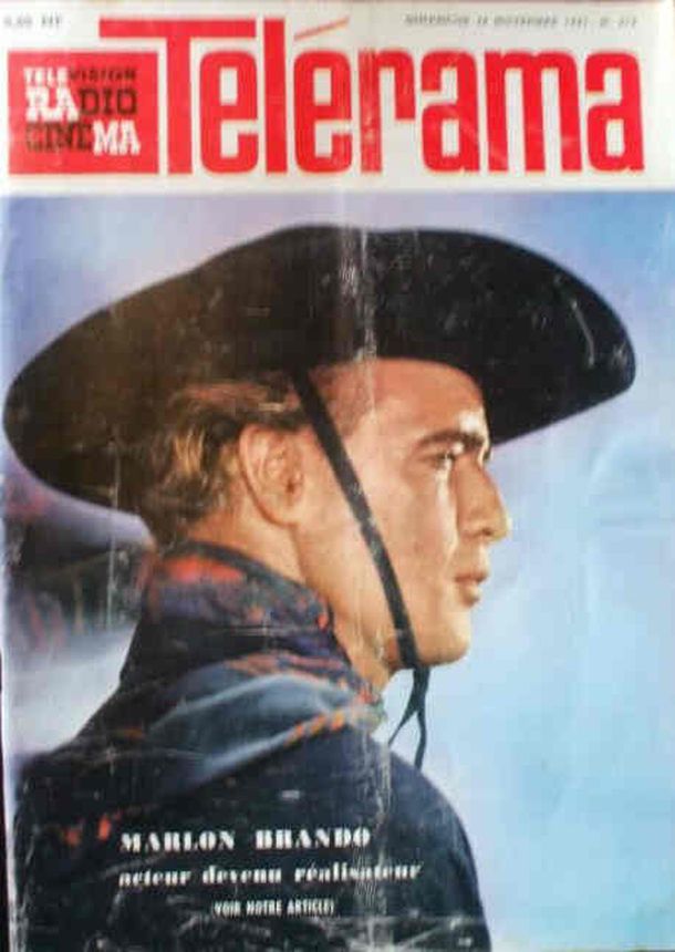 RADIO CINEMA TELEVISION/TELERAMA magazine side cover Issue 619 26 November 1961