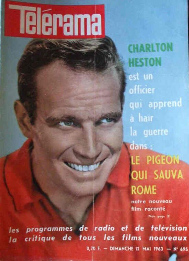 RADIO CINEMA TELEVISION/TELERAMA magazine side cover Issue 695 12 May 1963