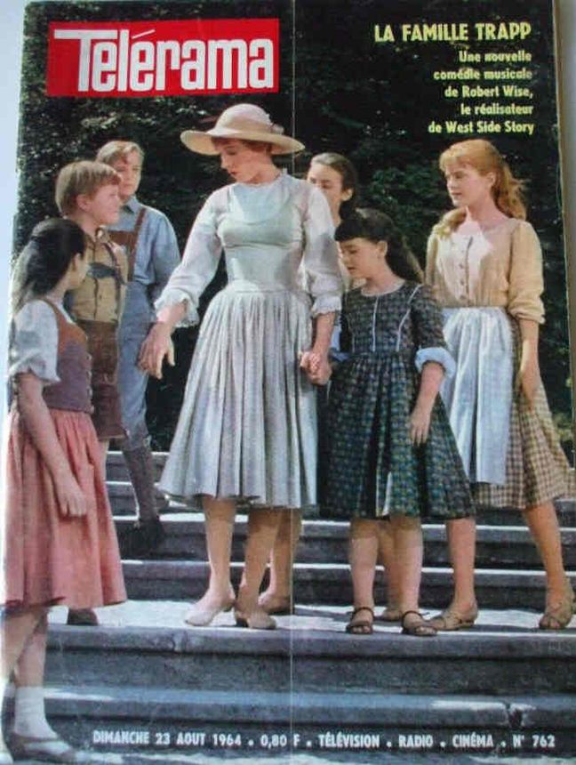 RADIO CINEMA TELEVISION/TELERAMA magazine side cover Issue 762 23 August 1964