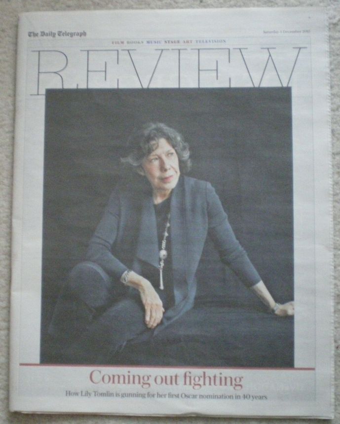 DAILY TELEGRAPH REVIEW magazine side cover 5 December 2015
