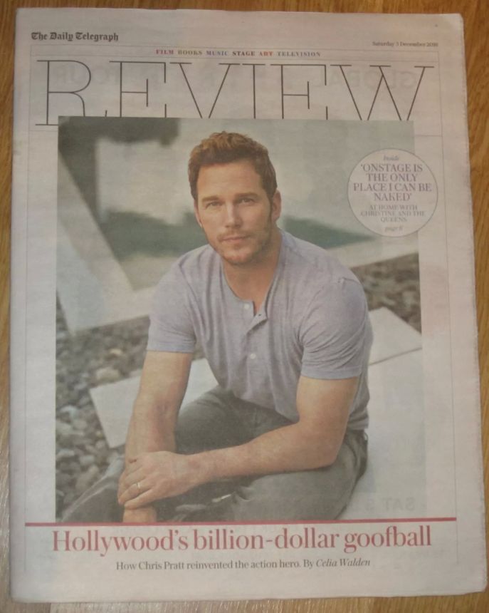 TELEGRAPH REVIEW magazine side cover 3 December 2016