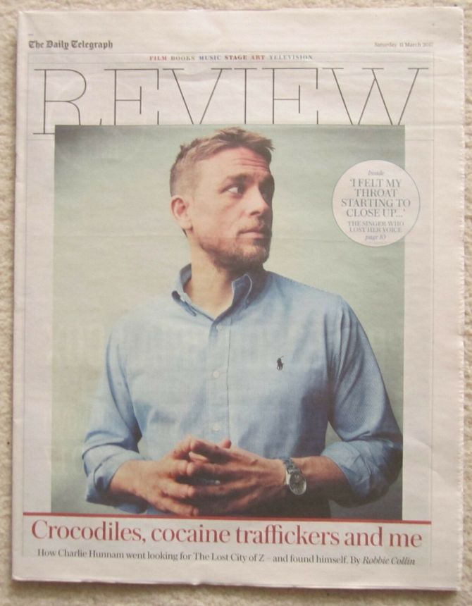 DAILY TELEGRAPH REVIEW magazine side cover 11 March 2017