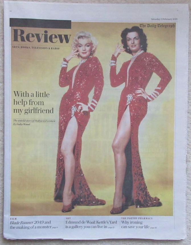DAILY TELEGRAPH REVIEW magazine side cover 3 February 2018