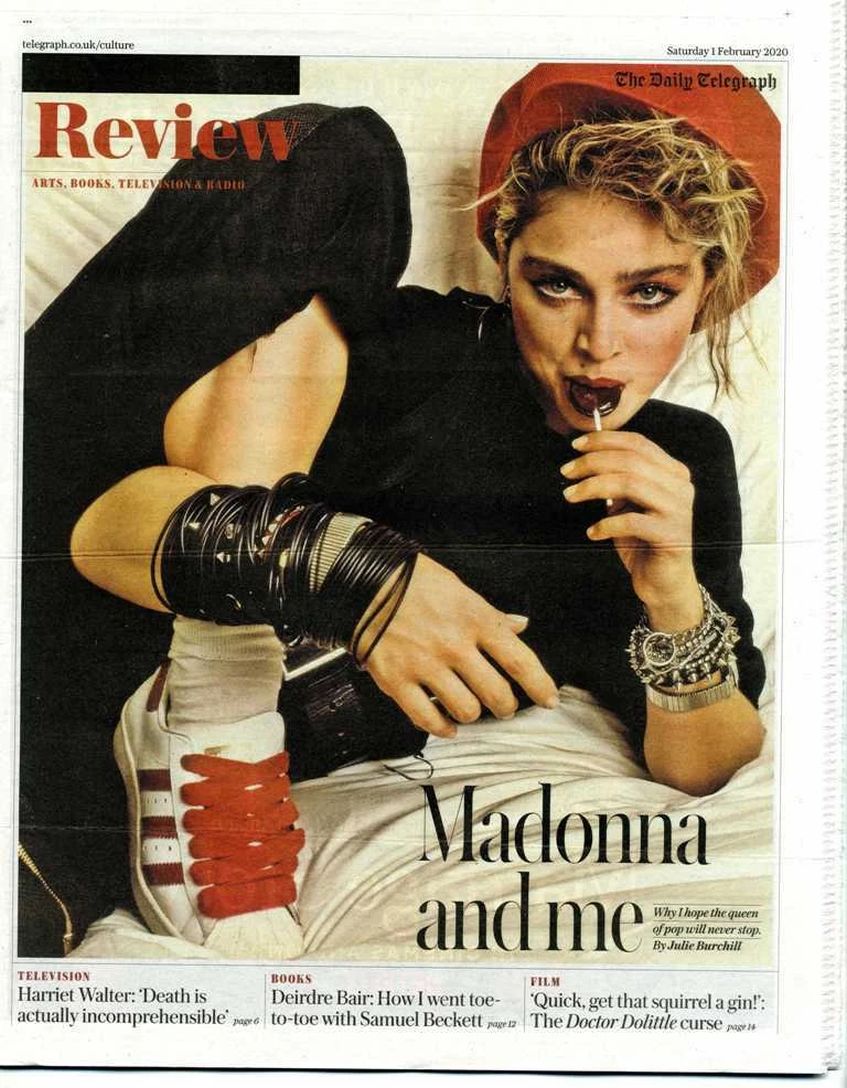 TELEGRAPH REVIEW magazine side cover 1 February 2020