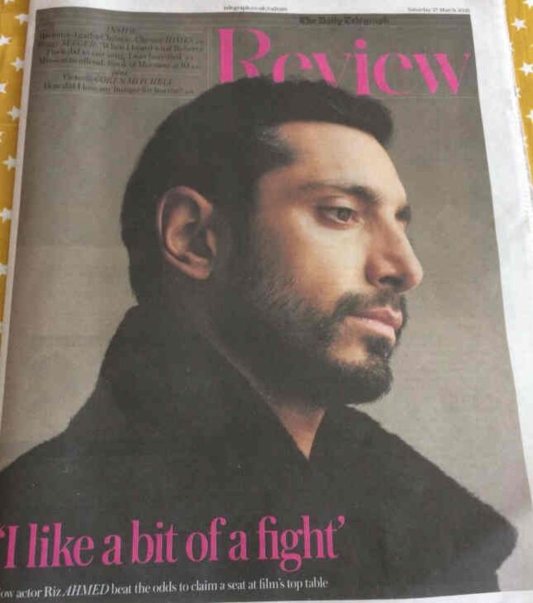 TELEGRAPH REVIEW magazine side cover 27 March 2021