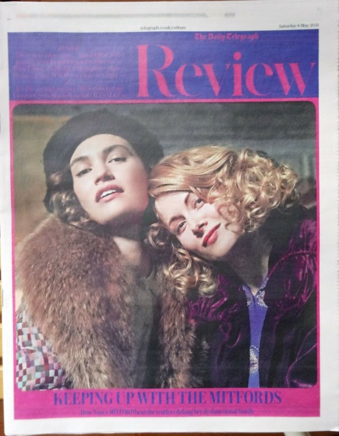DAILY TELEGRAPH REVIEW magazine side cover 8 May 2021