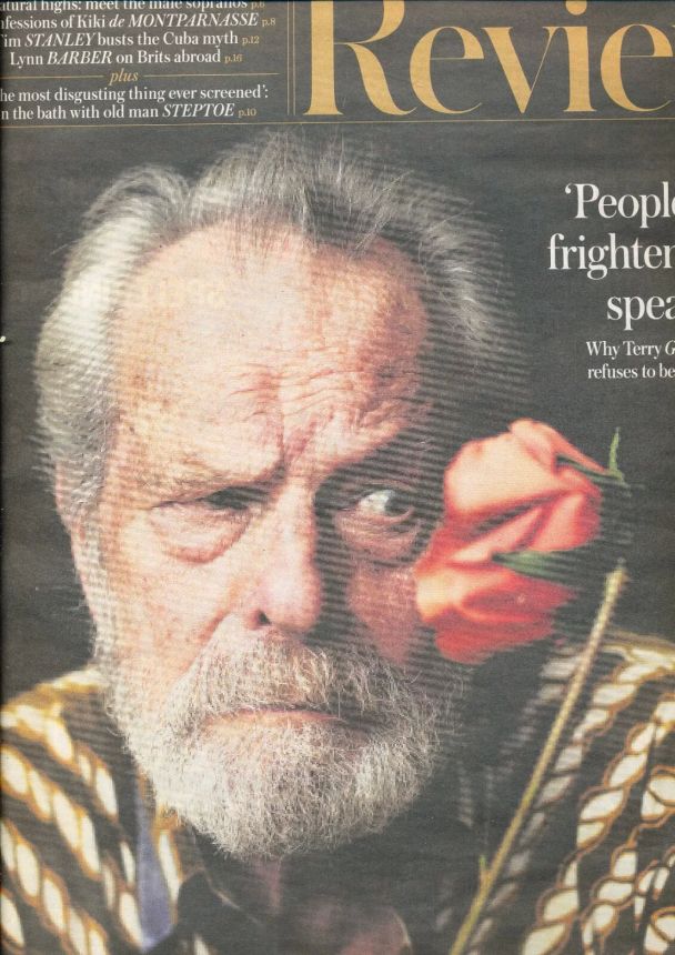TELEGRAPH REVIEW magazine side cover 6 August 2022