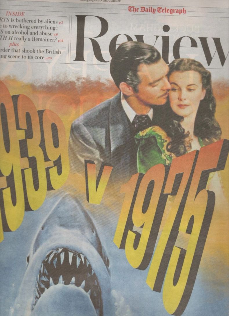 TELEGRAPH REVIEW magazine side cover 6 September 2025