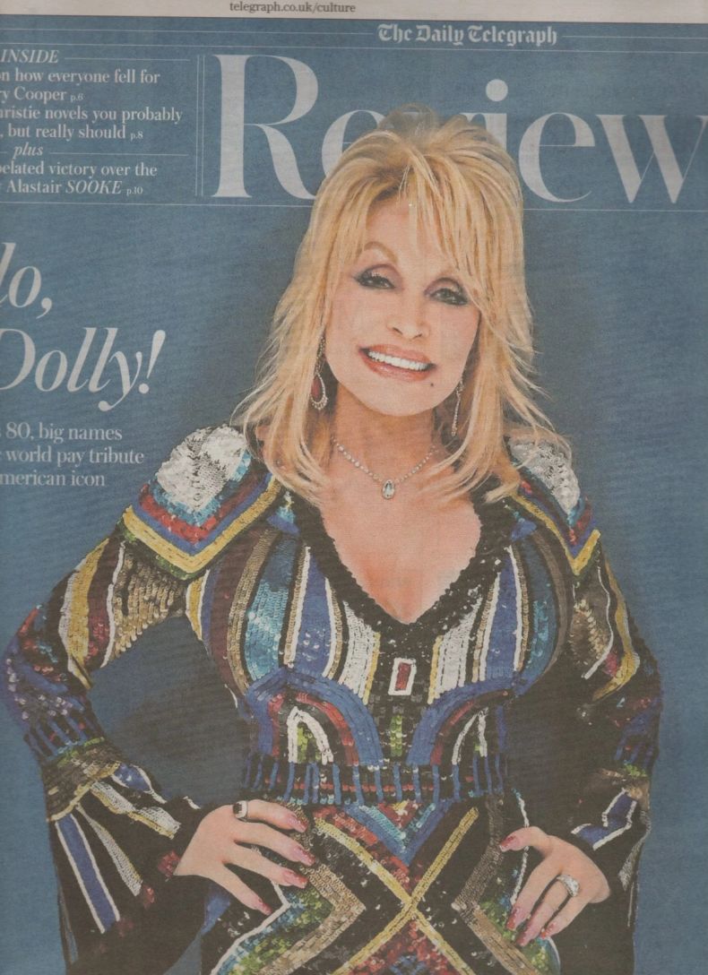 TELEGRAPH REVIEW magazine side cover 17 January 2026