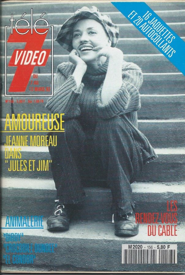 TELE 7 VIDEO magazine side cover Issue 156 7 March 1992