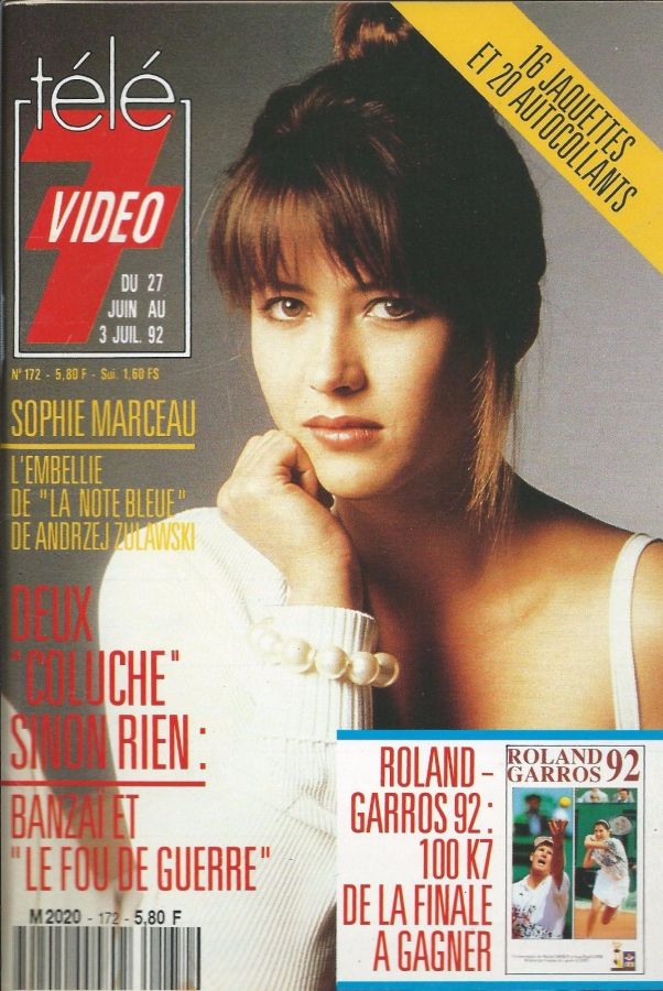TELE 7 VIDEO magazine side cover Issue 172 27 June 1992