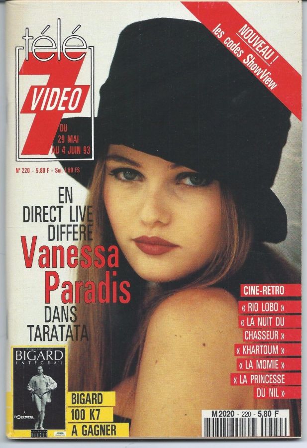 TELE 7 VIDEO magazine side cover Issue 220 29 May 1993