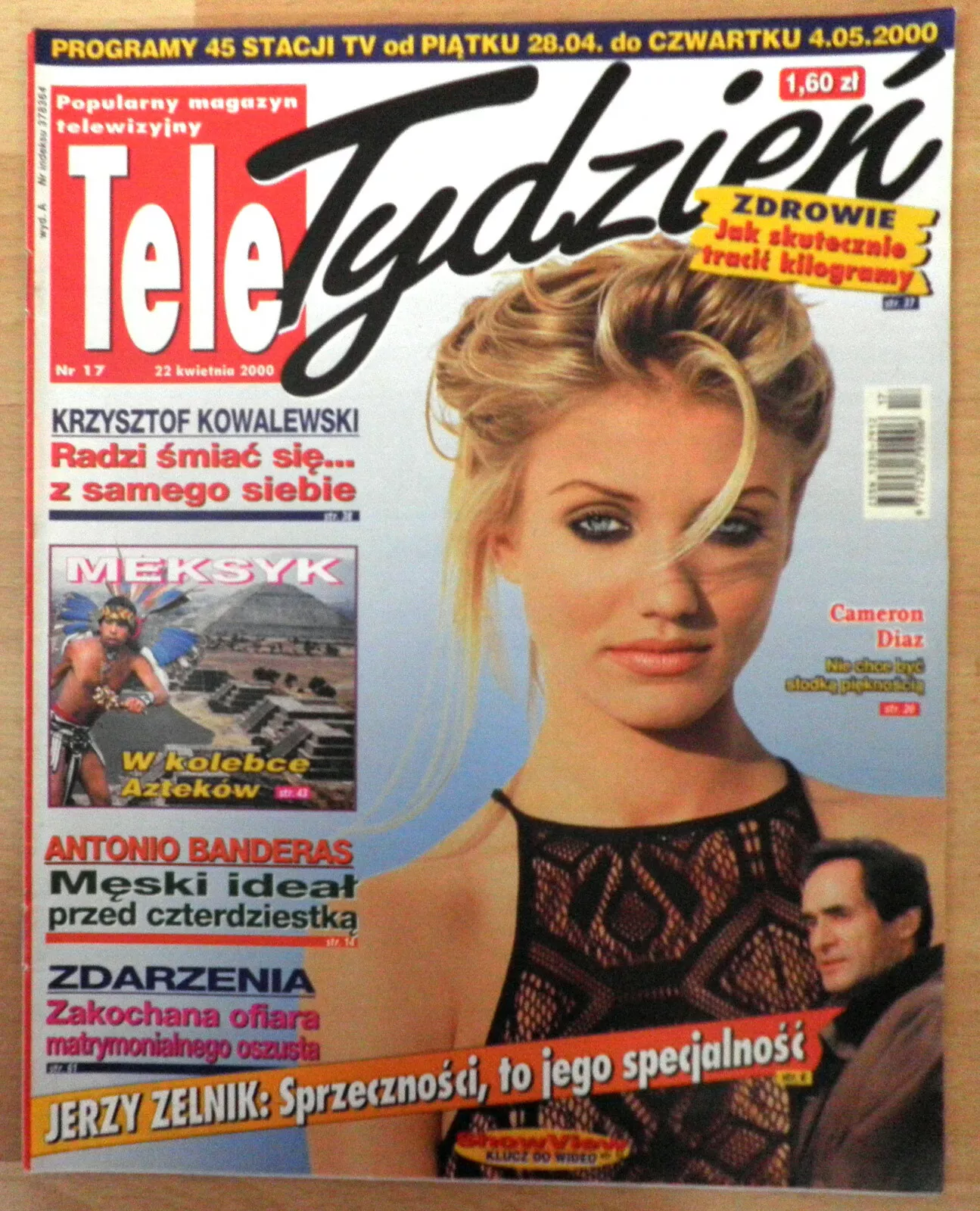 TELE TYDZIEN magazine side cover Issue 17 22 April 2000