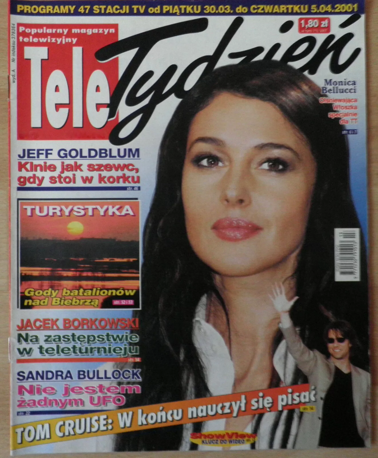 TELE TYDZIEN magazine side cover 30 March 2001