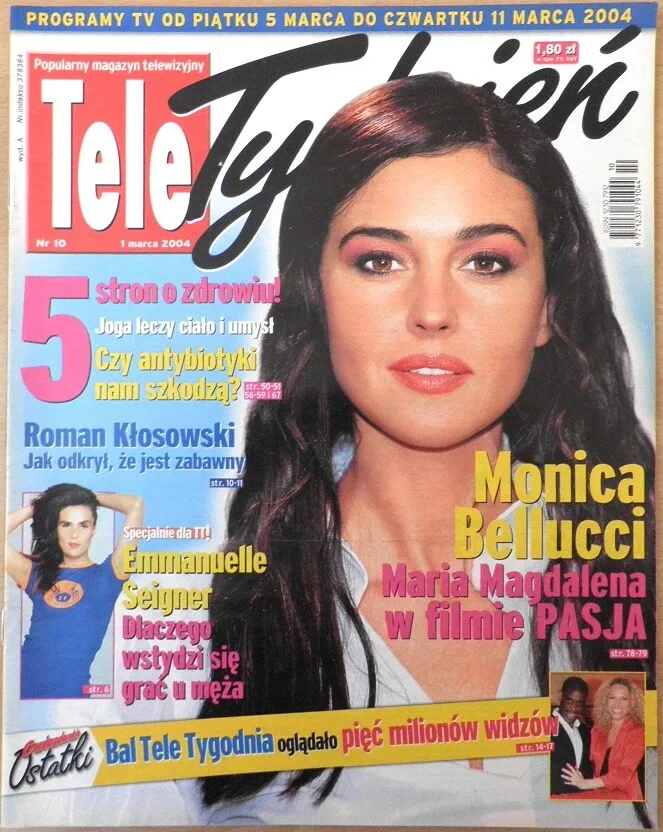 TELE TYDZIEN magazine side cover Issue 10 1 March 2004