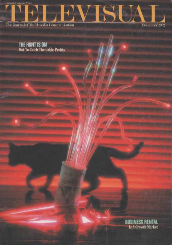 TELEVISUAL magazine side cover Issue 1 December 1982