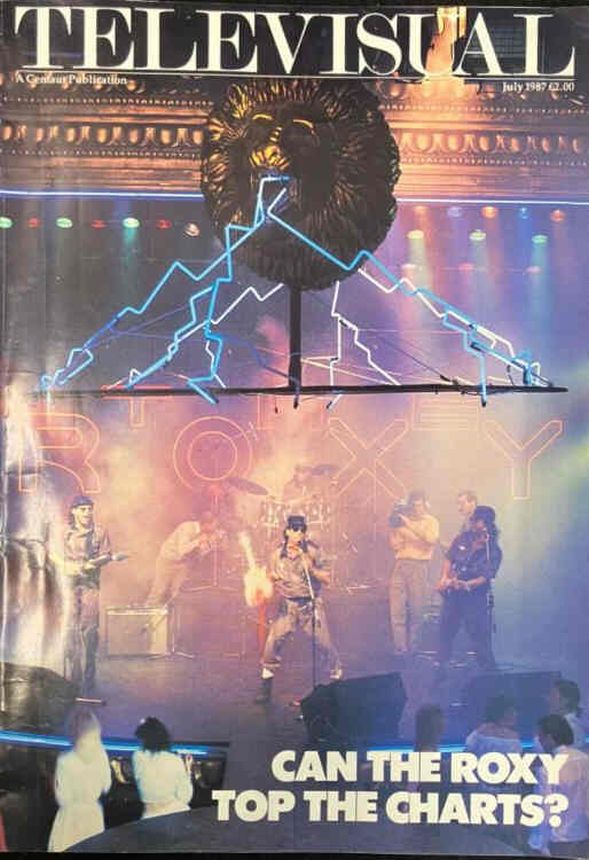 TELEVISUAL magazine side cover  July 1987