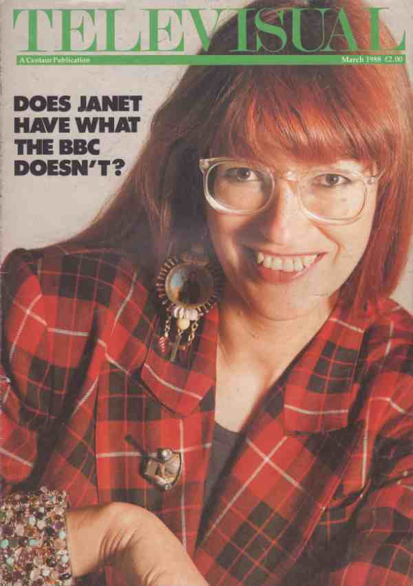 TELEVISUAL magazine side cover March 1988