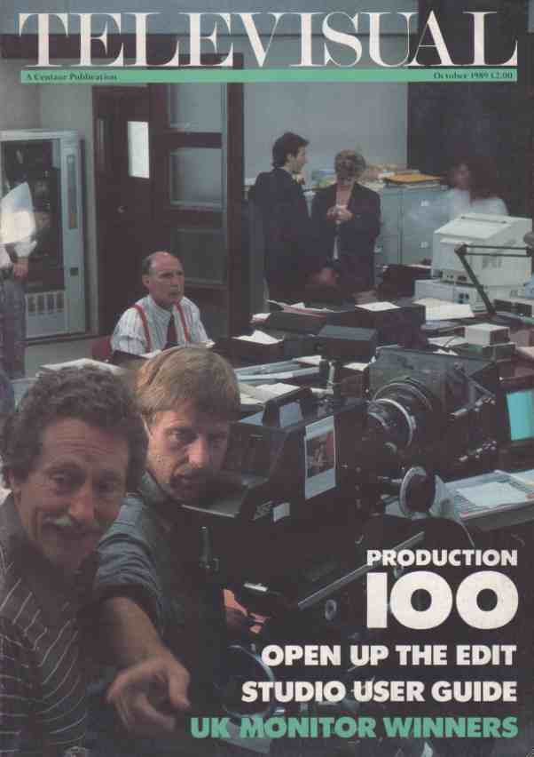 TELEVISUAL magazine side cover October 1989