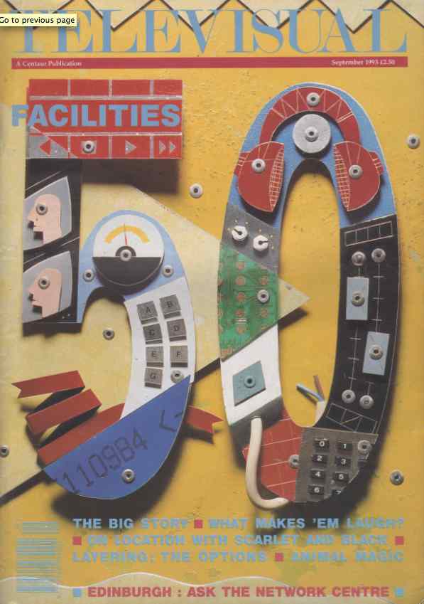 TELEVISUAL magazine side cover September 1993