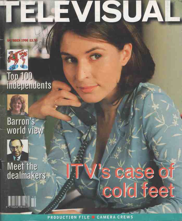 TELEVISUAL magazine side cover October 1998