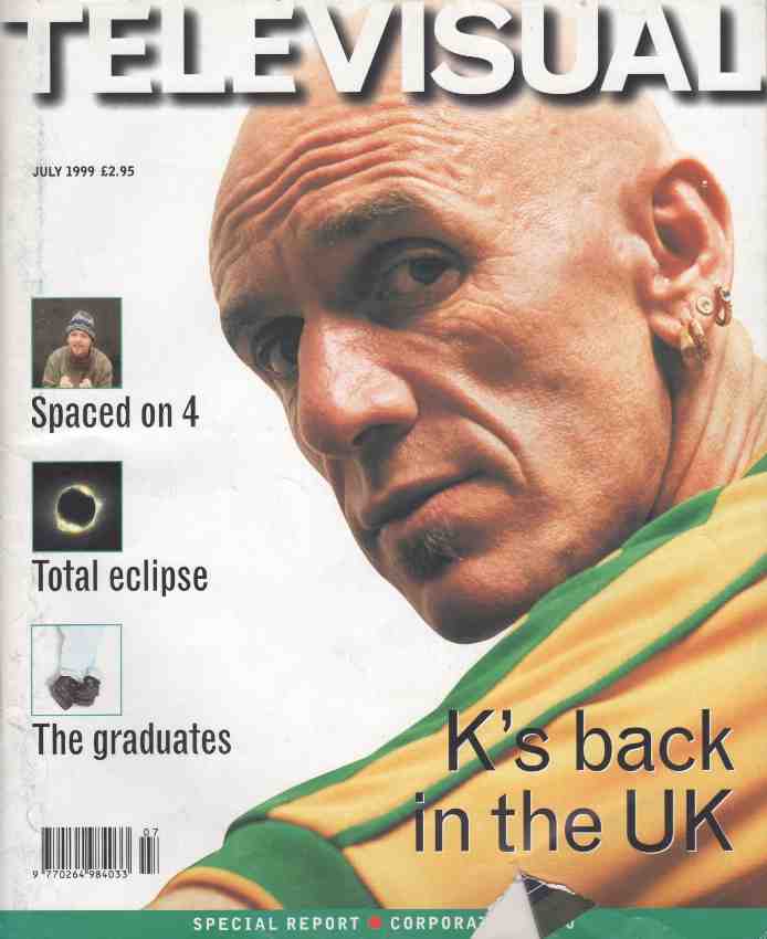 TELEVISUAL magazine side cover July 1999