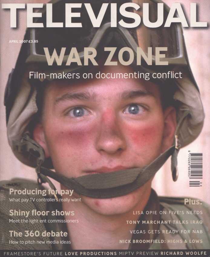 TELEVISUAL magazine side cover April 2007