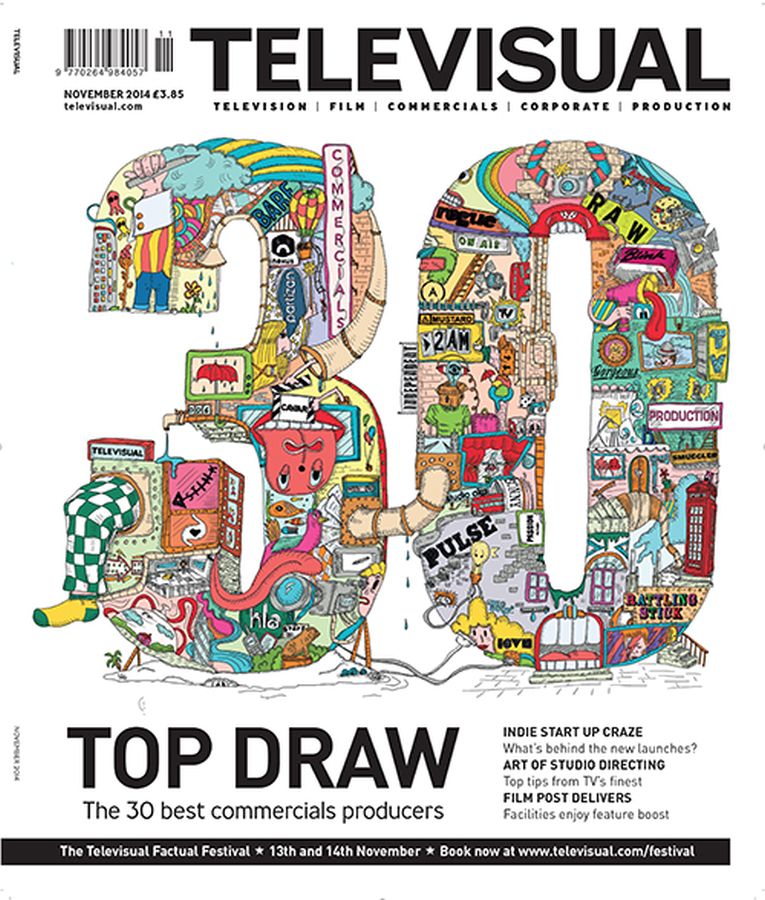 TELEVISUAL magazine side cover November 2014