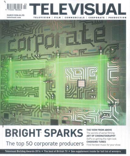 TELEVISUAL magazine side cover March 2016