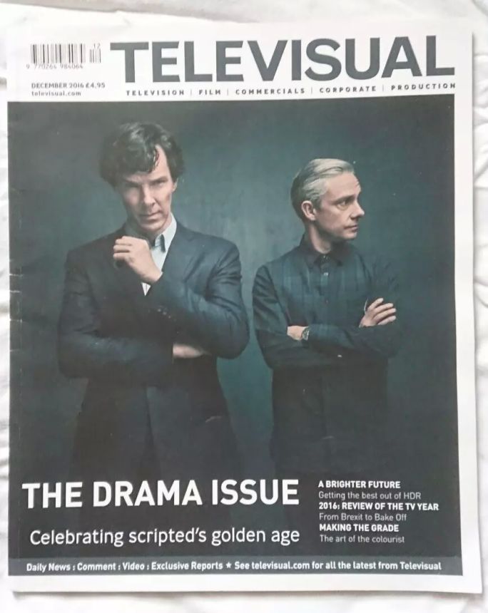 TELEVISUAL magazine side cover  December 2016