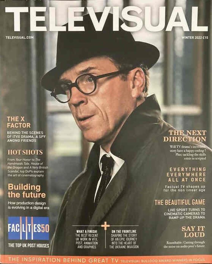 TELEVISUAL magazine side cover Winter 2022