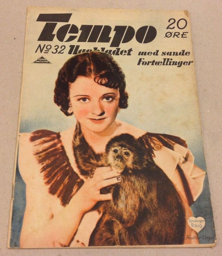 TEMPO (Dk) magazine side cover Issue 32  1936