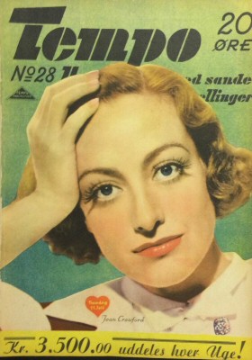 TEMPO (Dk) magazine side cover Issue 28 July 1937