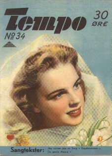 TEMPO (Dk) magazine side cover Issue 34 24 August 1943