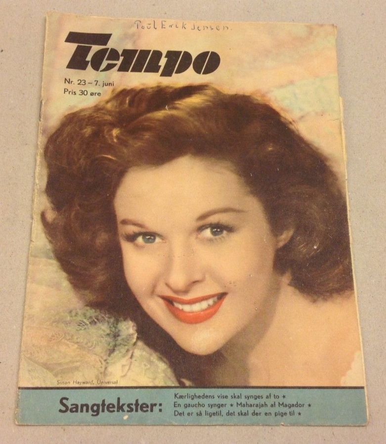 TEMPO (Dk) magazine side cover Issue 23 7 June 1949