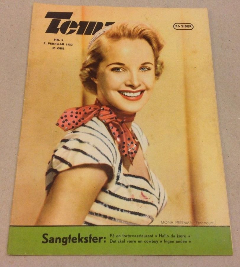 TEMPO (Dk) magazine side cover Issue 5 3 February 1953