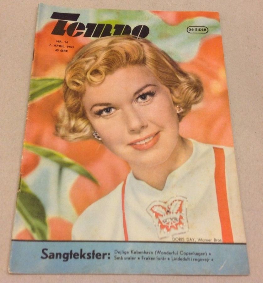 TEMPO (Dk) magazine side cover Issue 14 7 April 1953