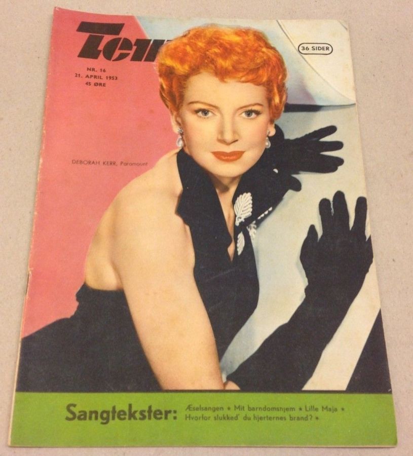 TEMPO (Dk) magazine side cover Issue 16 21 April 1953