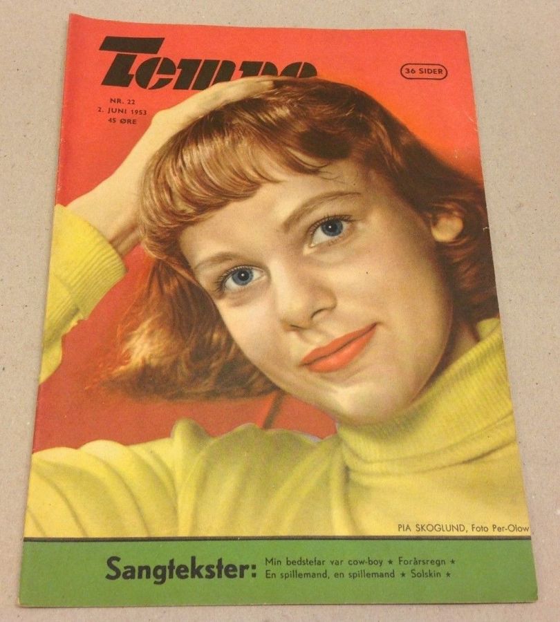 TEMPO (Dk) magazine side cover Issue 22 2 June 1953