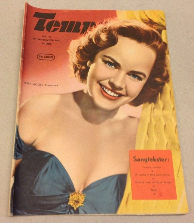 TEMPO (Dk) magazine side cover Issue 39 29 September 1953