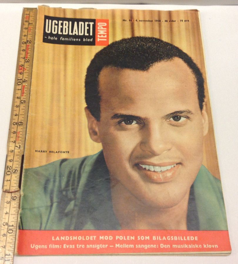 TEMPO (Dk) magazine side cover Issue 44 4 November 1958