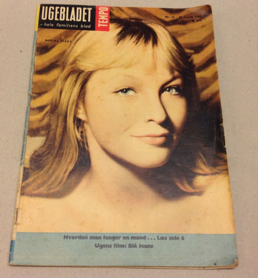 TEMPO (Dk) magazine side cover Issue 13 29 March 1960