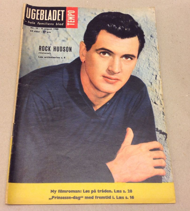 TEMPO (Dk) magazine side cover Issue 32 9 August 1960