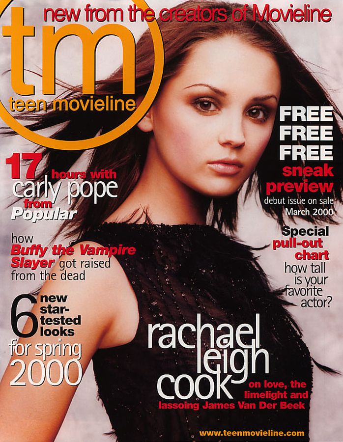 TEEN MOVIELINE magazine side cover   2000