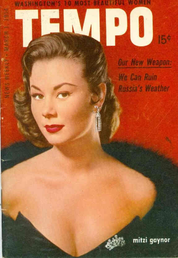 TEMPO (USA) magazine side cover 1 March 1954