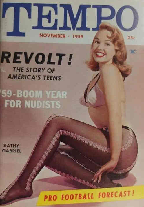 TEMPO (USA) magazine side cover  November 1959