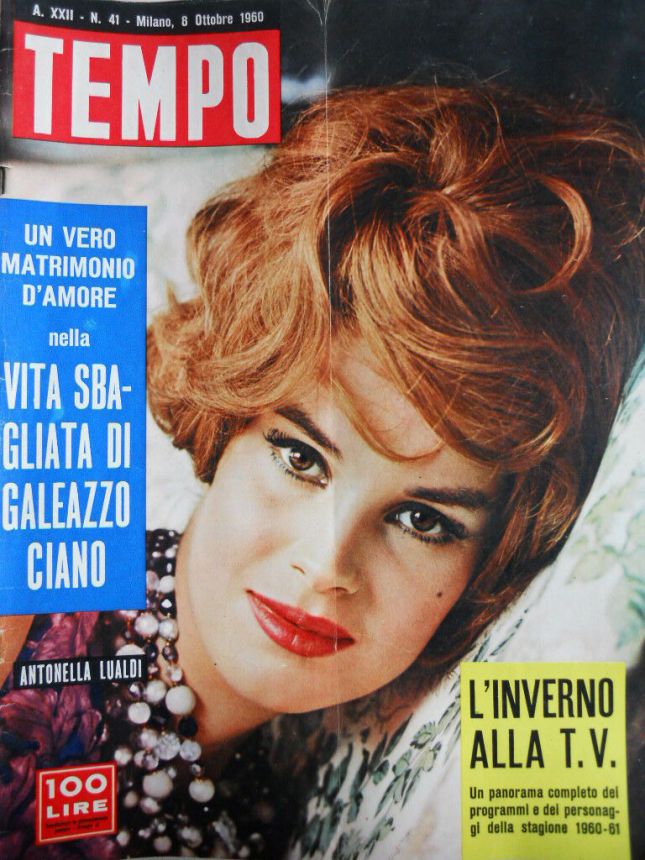 TEMPO magazine side cover Issue 41 8 October 1960