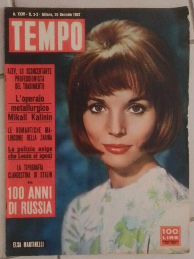 TEMPO magazine side cover Issue 2-3 20 January 1962