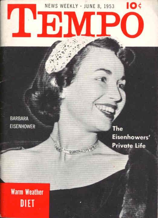 TEMPO (USA) magazine side cover Issue 1 8 June 1953
